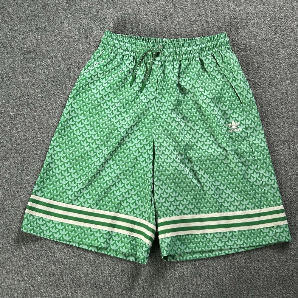 Adidas Shorts Adicolor Men's M 70s Satin Green Trefoil H77881 Originals
